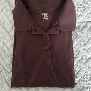Vintage L.O.G.G by H&M brown polo, large